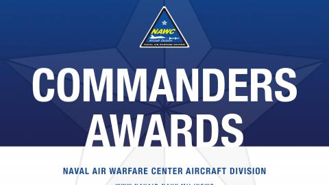 Naval Air Warfare Center Aircraft Division's Commander's Awards graphic
