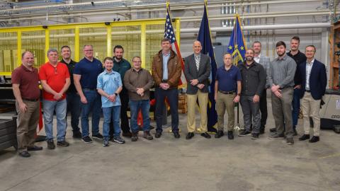 NAWCAD Lakehurst hosts a ribbon cutting for new testing equipment