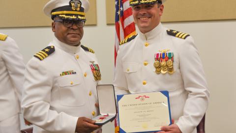 Commander Terrance Flournoy Honored During Retirement Ceremony