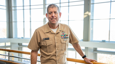 NAVAIR Sustainment Group Senior Enlisted Leader Master Chief Timothy Hucko