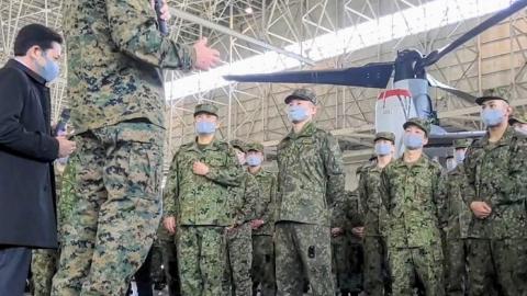 Japanese Ground Self Defense Force’s Transportation Aviation Group (TAG) Ceremony