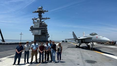 Lakehurst Professional Development Group visits USS Gerald R. Ford