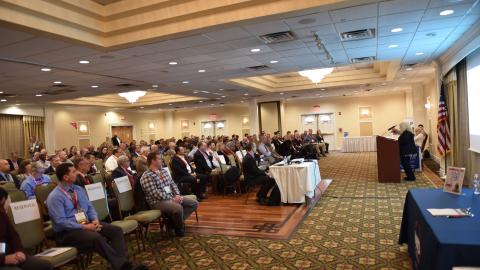The audience at the 2023 industry day