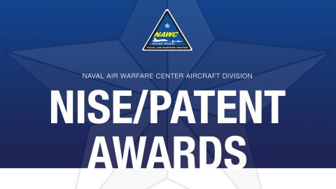 Naval Air Warfare Center Aircraft Division NISE and Patent award graphic