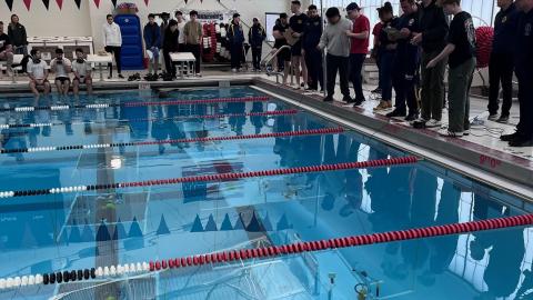 Students compete at the regional SeaPerch event in Neptune, NJ