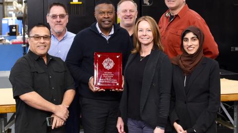 The Safety Team from NAWCAD Lakehurst was recognized for their work in 2003