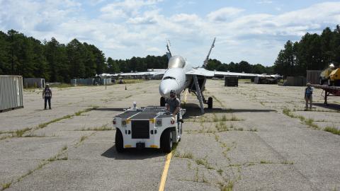 NAWCAD Lakehurst Wing Walker team during first system test