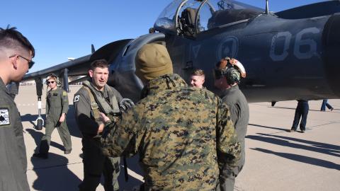 AV-8B Harrier II+ finds new home in Tucson