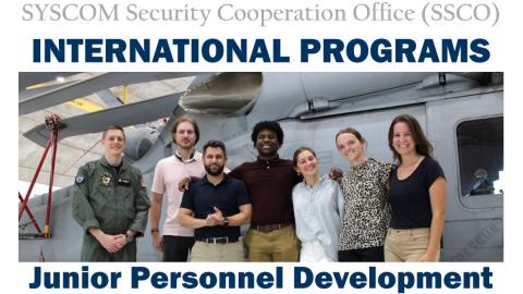International Programs Junior Personnel Development students pictured