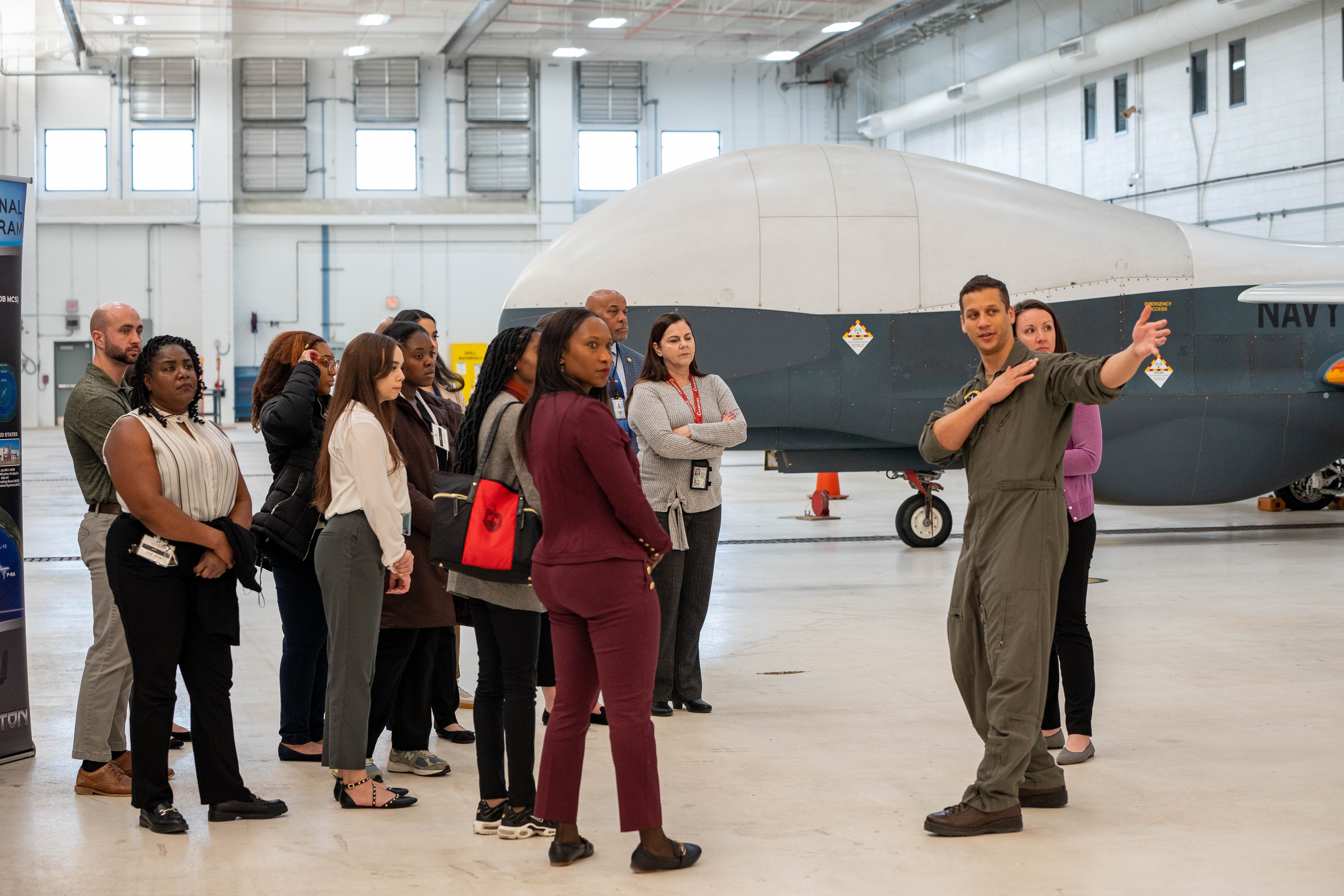 Boys Hope Girls Hope tour Triton and F-35 Fighter Jet Programs